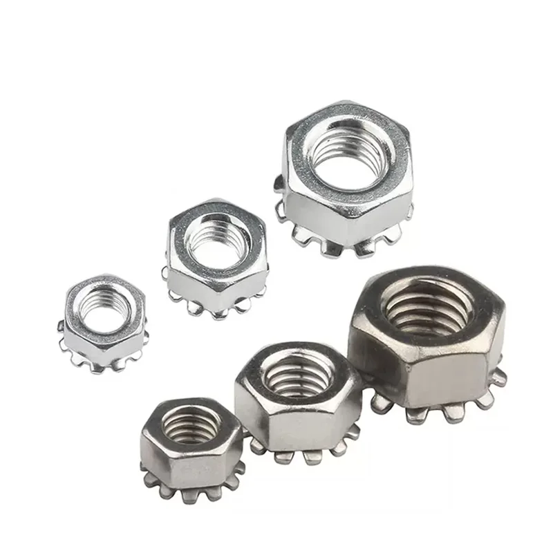 Metric Hex Kep/K Type Tooth Washer Lock Nuts M3 M4 M5 M6 M8 M10