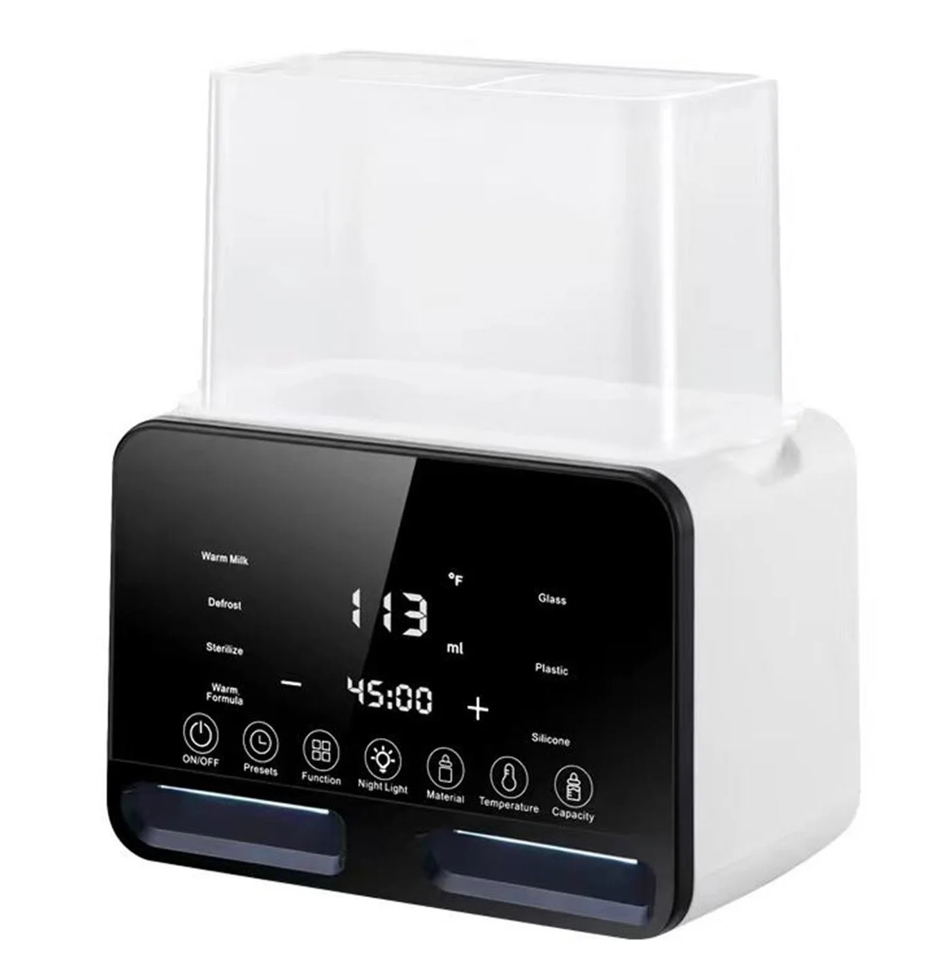 Intelligent Temperature Adjust Baby Bottle Warmer Steam Sterilizer 24 Hours Keep Warm Baby Formula Milk Warmer
