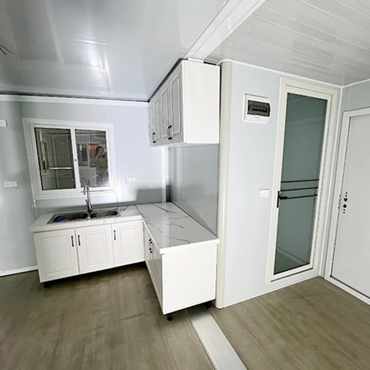 Prefabricated Folding House Mobile Container House 3 Bedroom With Kitchen And Living Foldable 30ft 40ft Shipping Container Homes