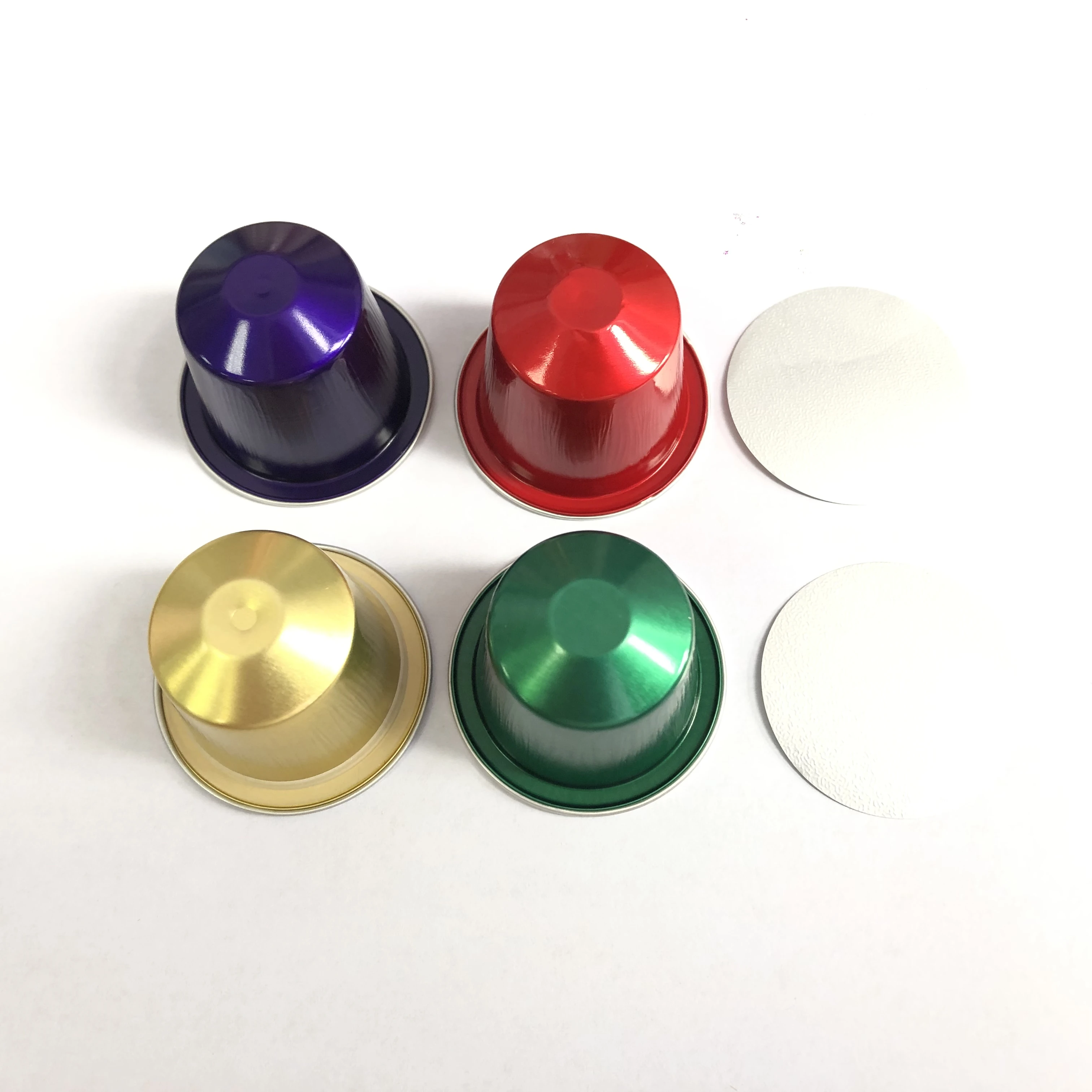 15ml Aluminum Espresso Coffee Capsule Pods With Sealing Lid