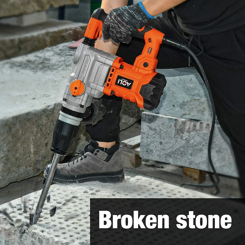 AOLI Electric Power Tools 1600W SDS Max Rotary Hammer 40mm