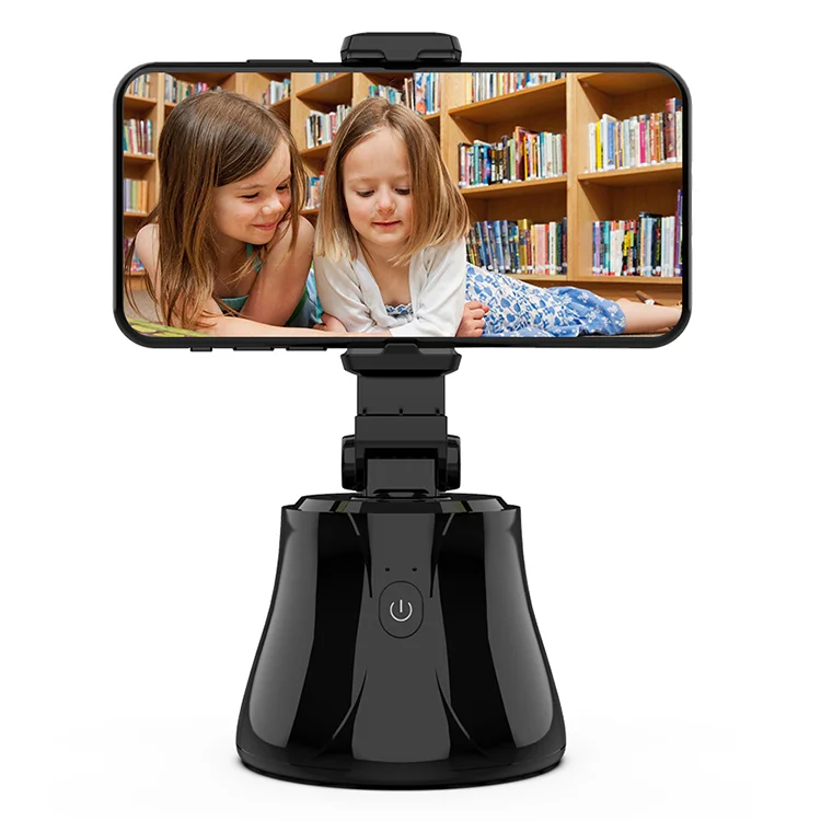 2021 New Trending Amazon 360 Degree Rotating Selfie Stick gimbal Auto Face Tracking Smart Shooting Camera Phone Holder B6