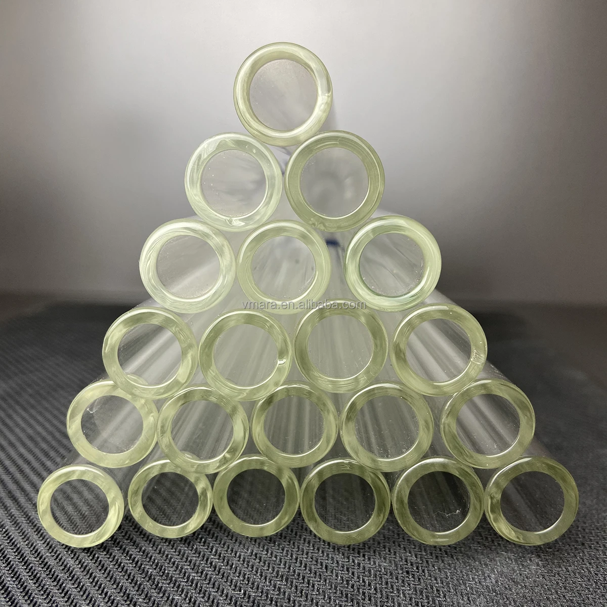 Оптовая продажа, прозрачная стеклянная трубка с логотипом на заказ, от производителя