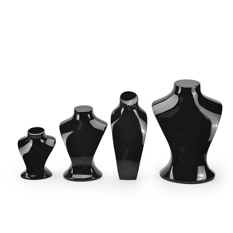 Custom Creative Fashion New Acrylic Jewelry display Set Stand Busts Necklace