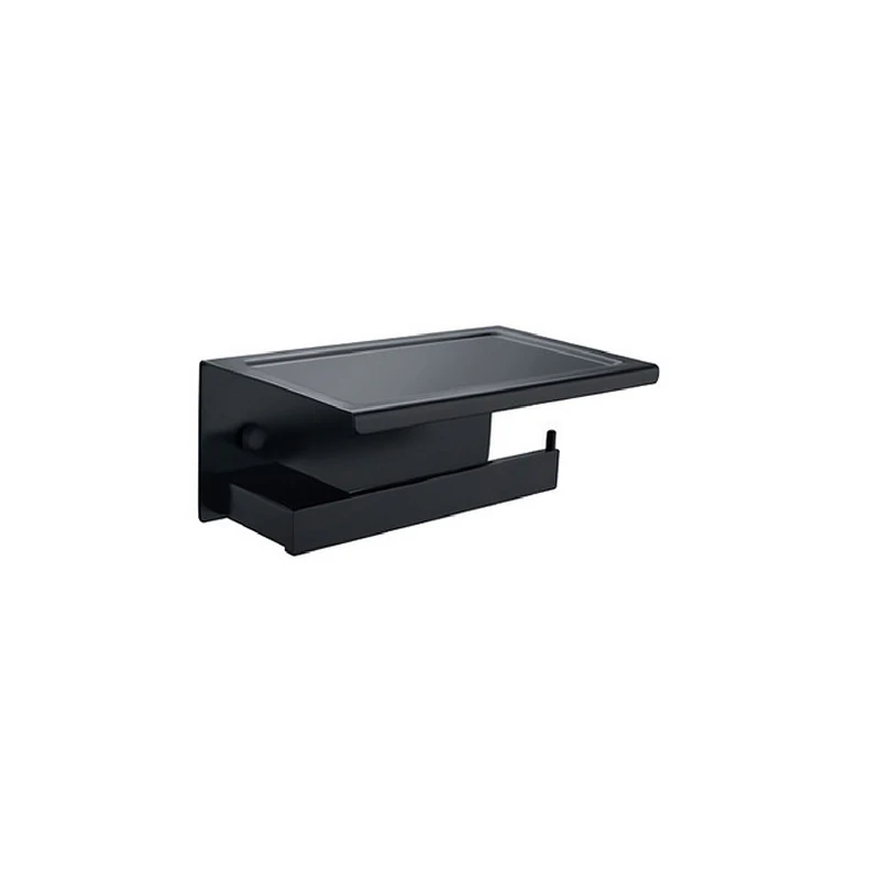 Black Stainless Steel Bathroom Wall Mounted Towel Rack Bar Brushed Paper Holder Accessories Set