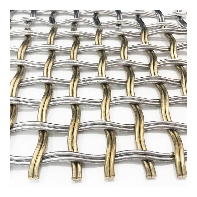 Unique designs Architectural wire mesh Provides Semi Transparent Covering Cabinet Antique Decorative Wire Mesh Add to the Decor