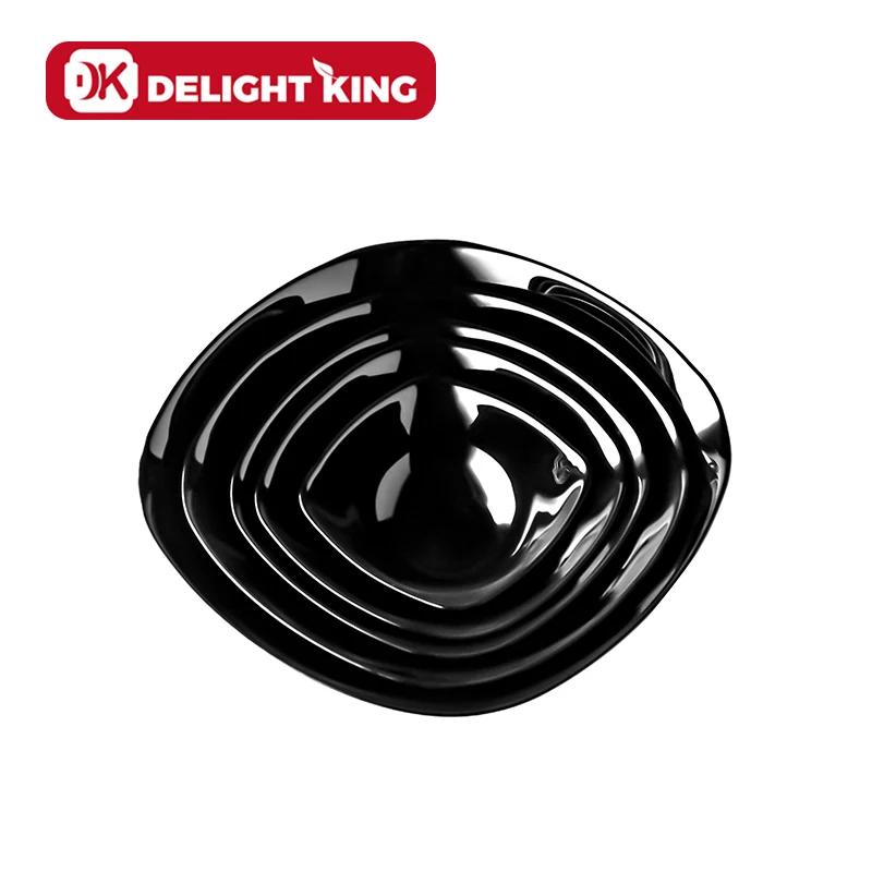 China supplier Heat resistant decals opal glassware plate opal glass tableware opal plate dinnerware set cake plate