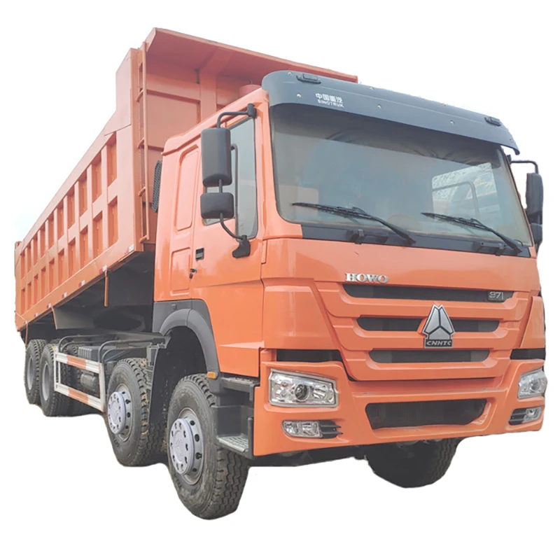 Used 8x4 12 Wheelers 375 hp 30 Cubic Meters 50 60 Ton Heavy Loading Mining Howo Dump Trucks With Sinotruk Engine