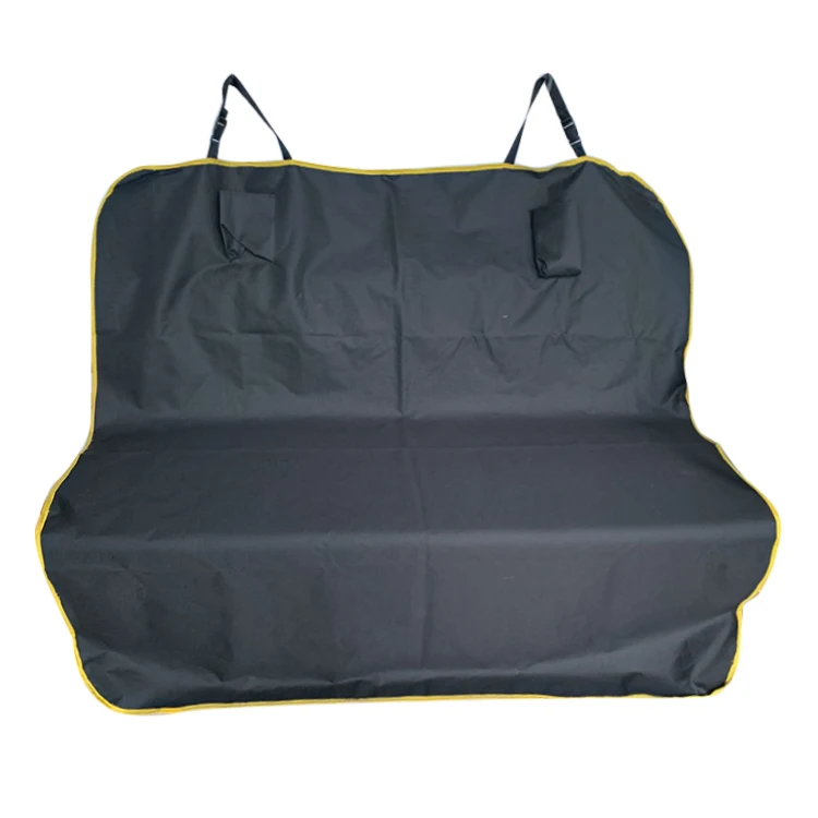 600D Polyester Waterproof Car Seat Protector For Dog Pet Car Rear Seat Cover