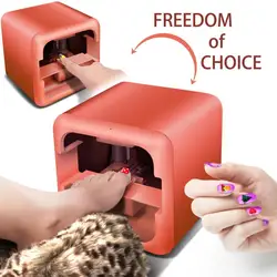 Nailgogo K2 small wifi painting photo manicure nail polish first model finger and toe 2 in 1 nail printer