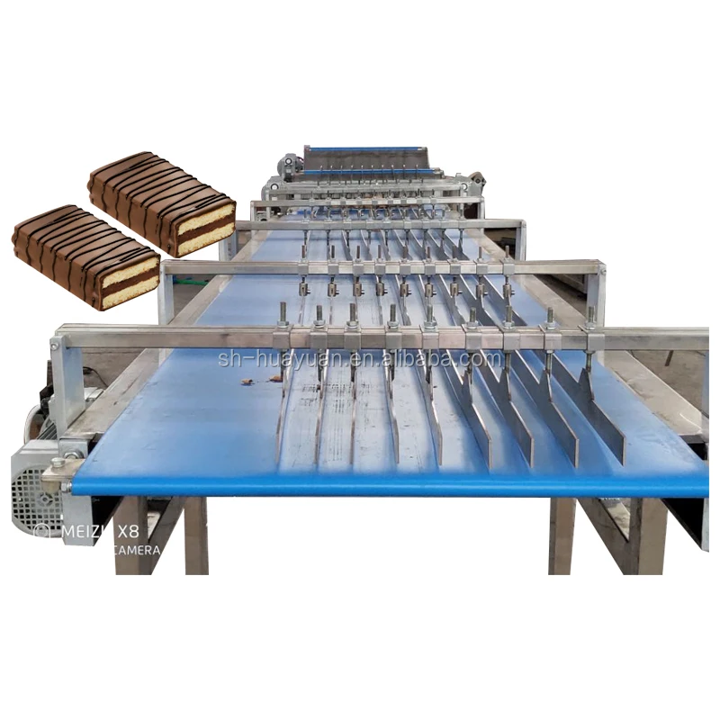 HY-800 500kgh   Fully Automatic Sponge Cake/Swiss Roll & Layer Cake Company