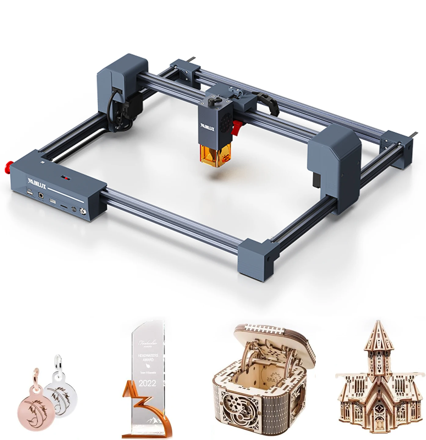 Professional Laser Printer Glass Engraving Machine Steel and Metal Engraved Cutter for Wood and Small Business wood printing