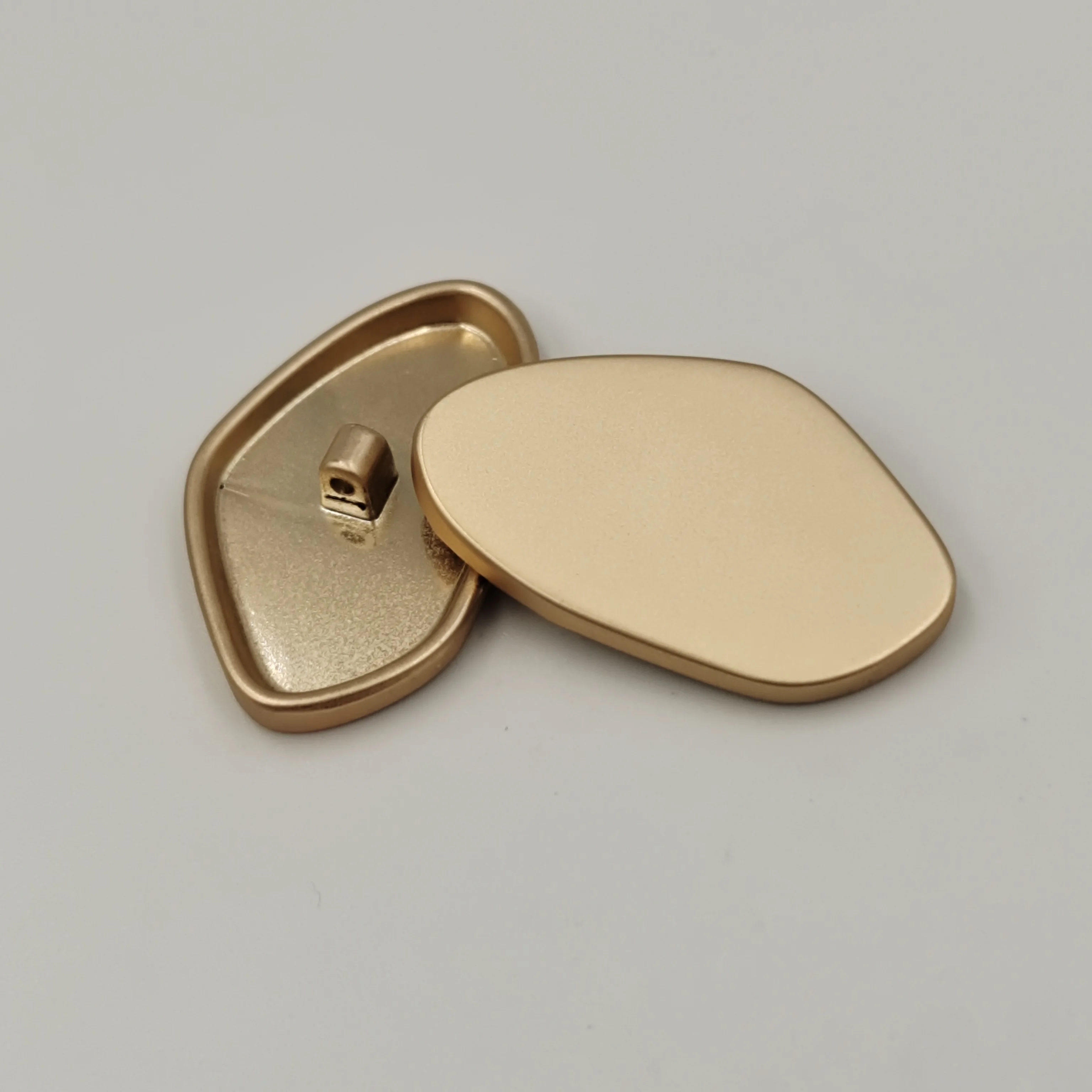 Custom Large Decorative Round Coat Blazer Embossed Logo Zinc Alloy Suit Metal Irregular Fashion Sewing Button For Clothes