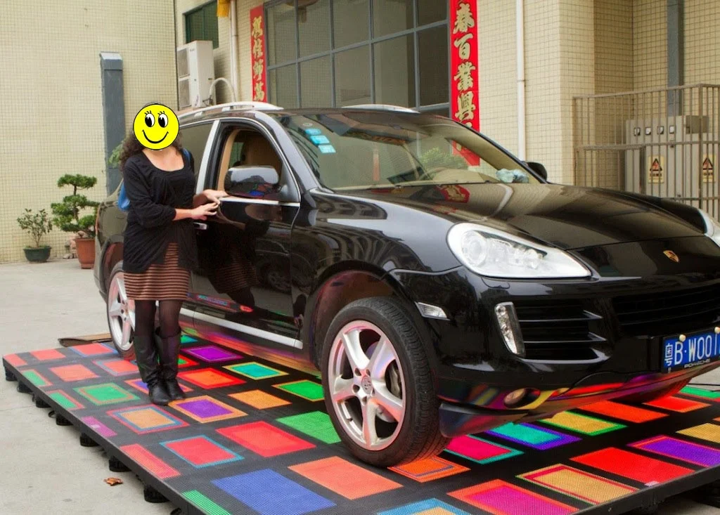 led Indoor Flexible Acrylic Radar Interactive Dance Floor 6.25mm LED Display Screens video floor