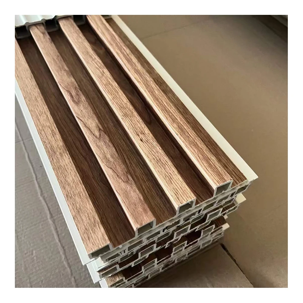 fireproof Decorative lambrin wpc pvc decorativa panel pared wpc 3d wave wall panel for indoor decoration