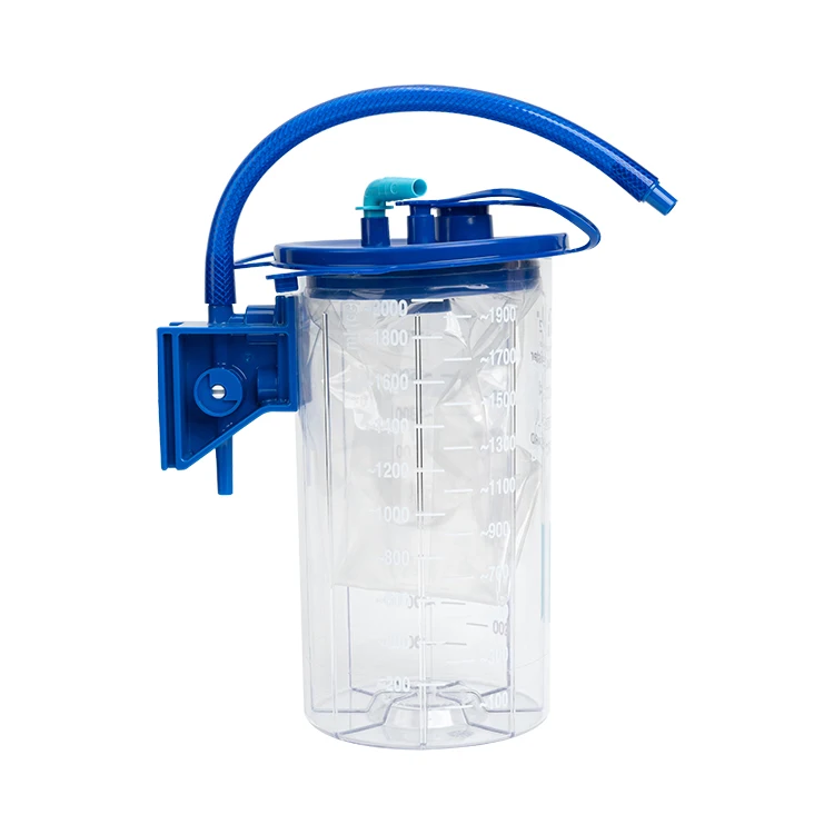 1000ml 1500ml 2000ml or custom medical disposable liquid collection bag suction liner bag with canister