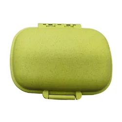 Wholesale Eco-Friendly BPA Free Pocket Double Sided Pill Box 8-Compartment Mini Portable Medicine Case For Vitamin For Outdoor