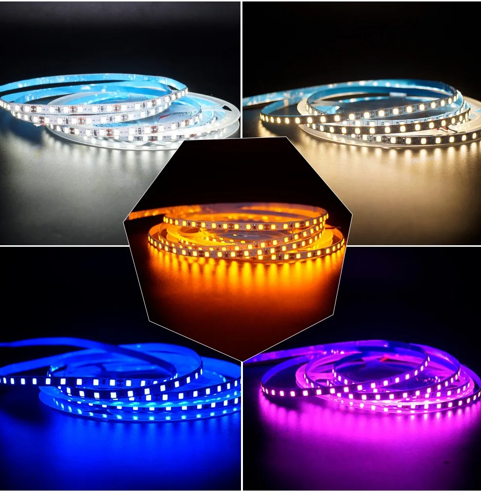 2835 Светодиодная лента 3 года гарантии ce rohs dc12v 24 В RA80 120led высокая яркая низкая стоимость для украшения дома