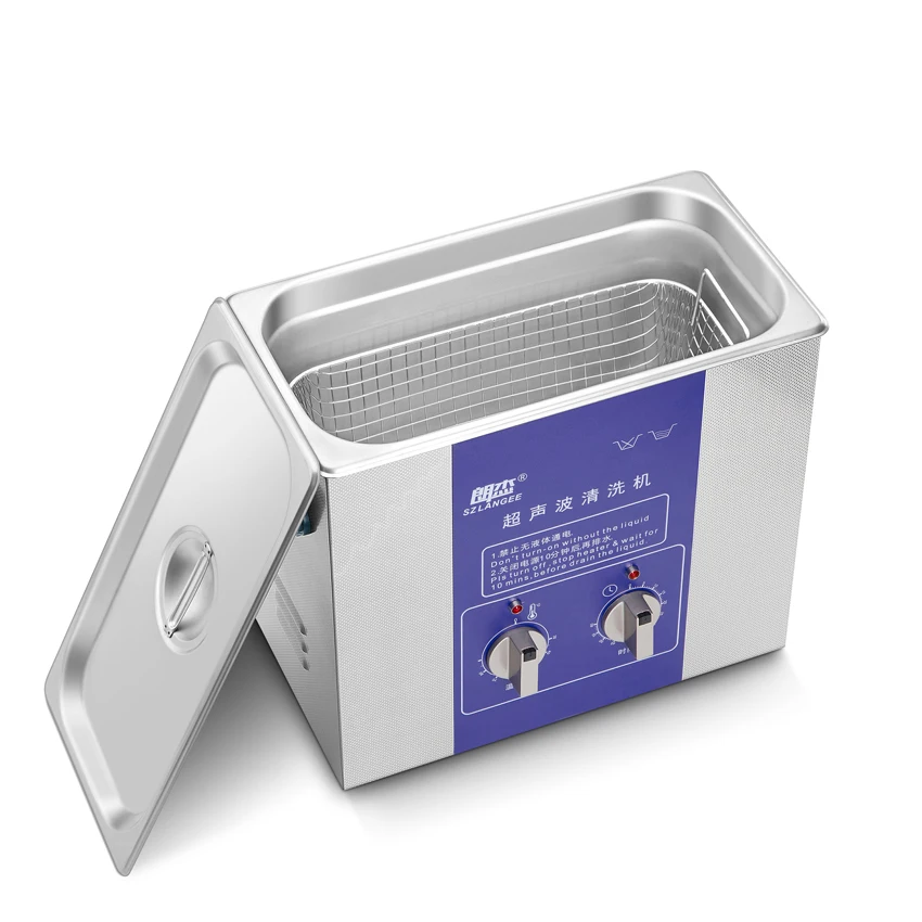 
4.5l 5l 6l 6.8l Stainless Steel Mechanical Ultra sonic Water Bath Desktop Stainless 5l Ultrasonic Cleaner 