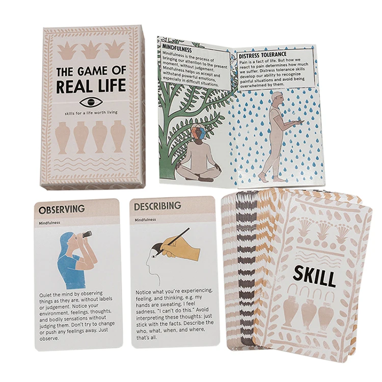 Custom Printing Service Blank Dare Or Drinking Playing Game Flash Card Deck