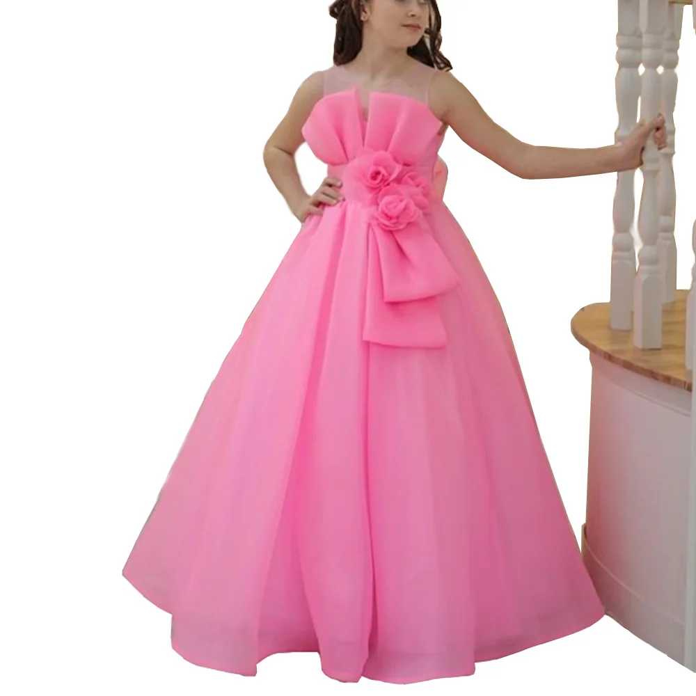Wholesale Princess Child Long Dress Girls Kids Party Dresses 2024