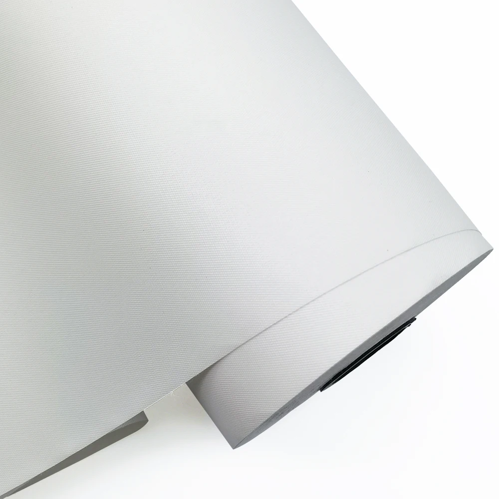 custom 240gsm 6*3 Chemical fiber Eco white Solvent Ink Printing Blank canvas roll