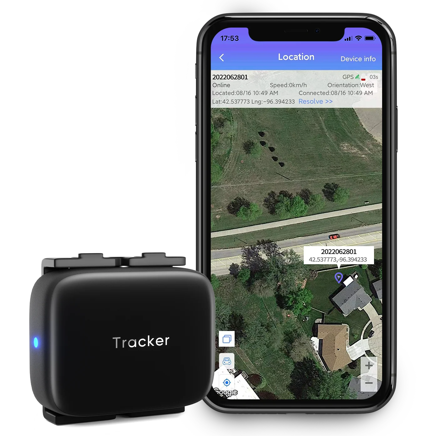 Very small size Pet gps tracker Dog Mini Pet GPS Locator With Collar Pet activity tracker