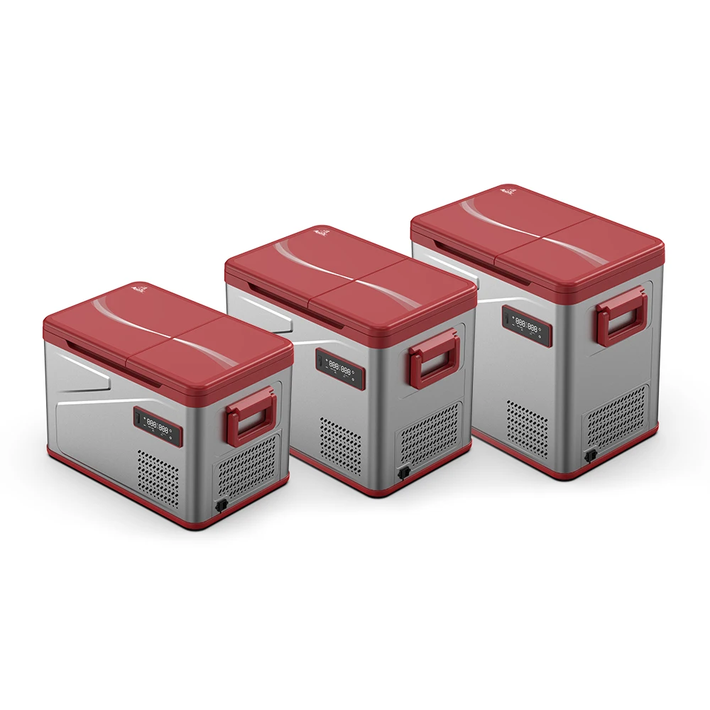 HS49 ALPICOOL DC compressor car refrigerator Portable freezer Electric Cooler Fishing Camping car Fridge for Outdoor Cottage RV