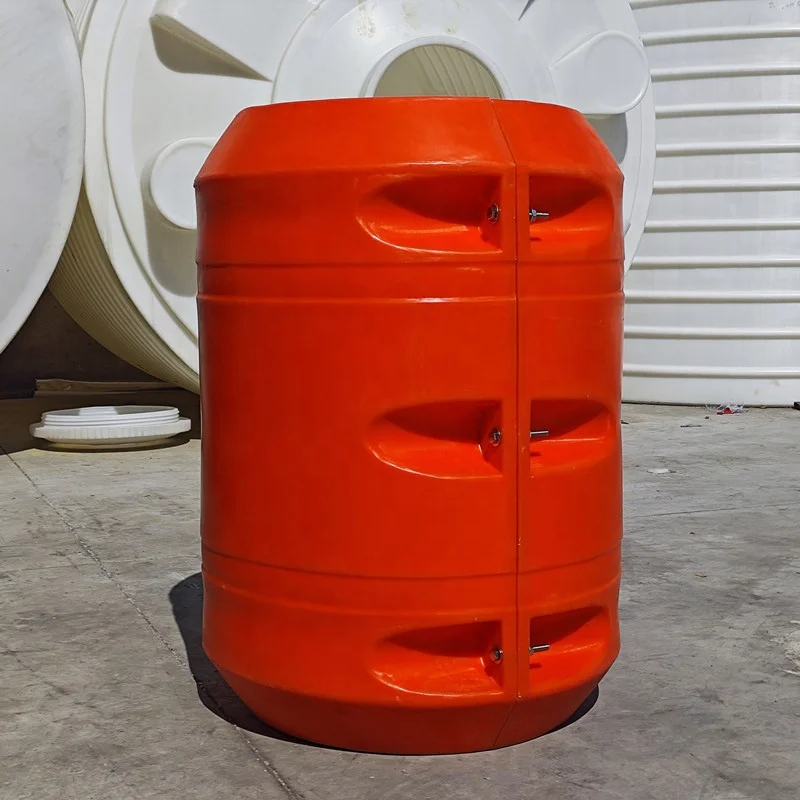Manufacturer High Density Marine Dredge Pipeline Floats For Sand Discharge dredging Pipeline buoy
