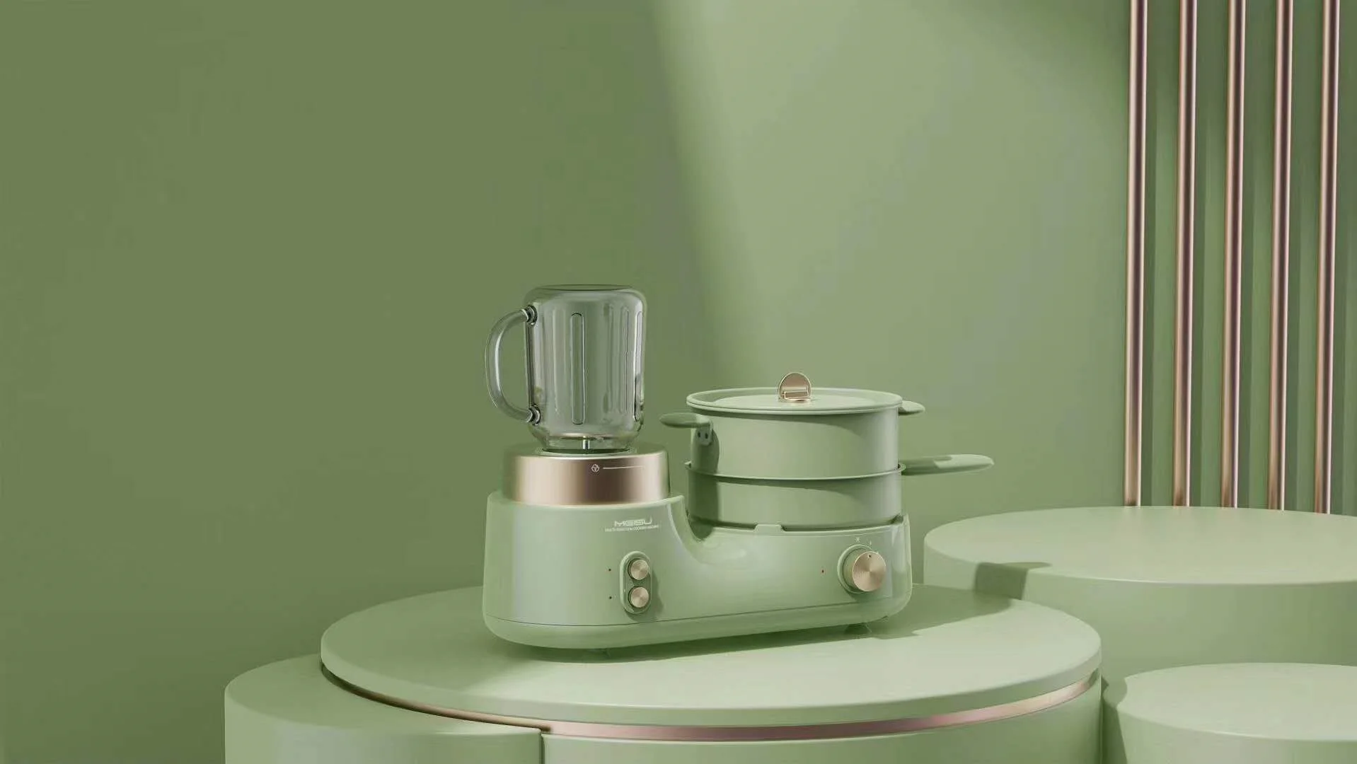 Breakfast Maker 3 in 1 Breakfast Maker with Juicer for Cooking Pan