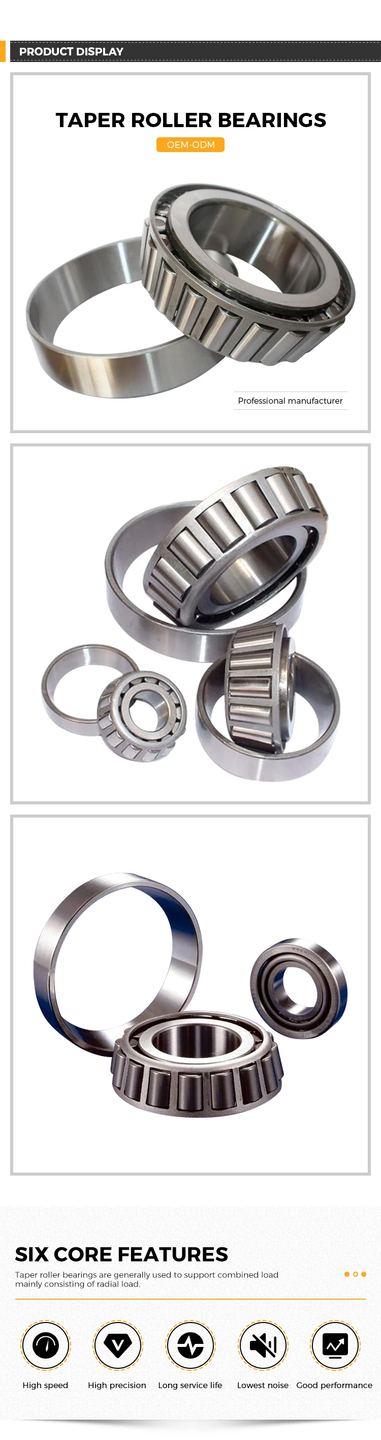 Eccentric tapered roller bearings for Japanese  Komori printing press 80KBE11S spot
