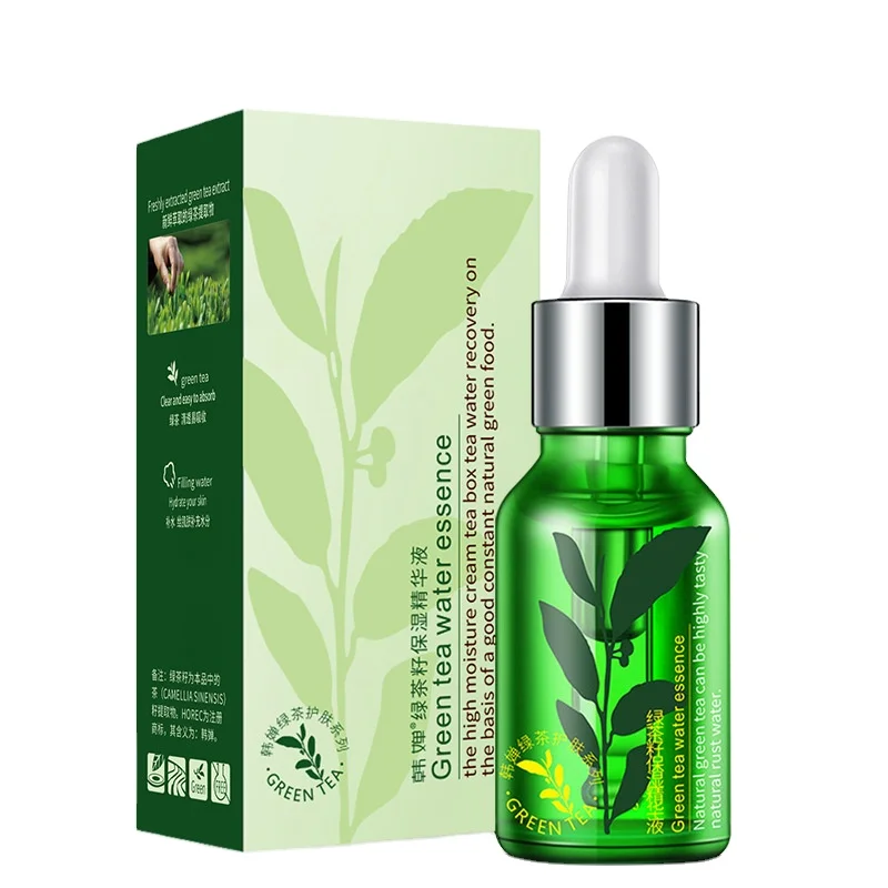 OEM ODM Rorec green tea essence refresh improve dry skin face care anti wrinkle serum