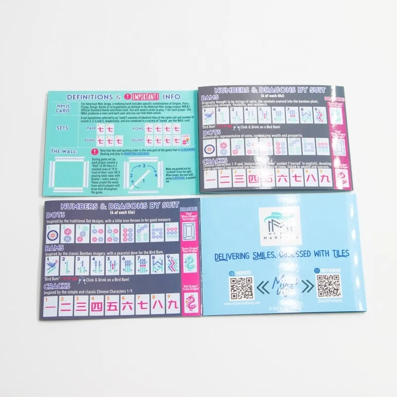 High Quality Printing Brochure Menu Printing Full Color Leaflets Double Coated Paper Brochure for Packaging