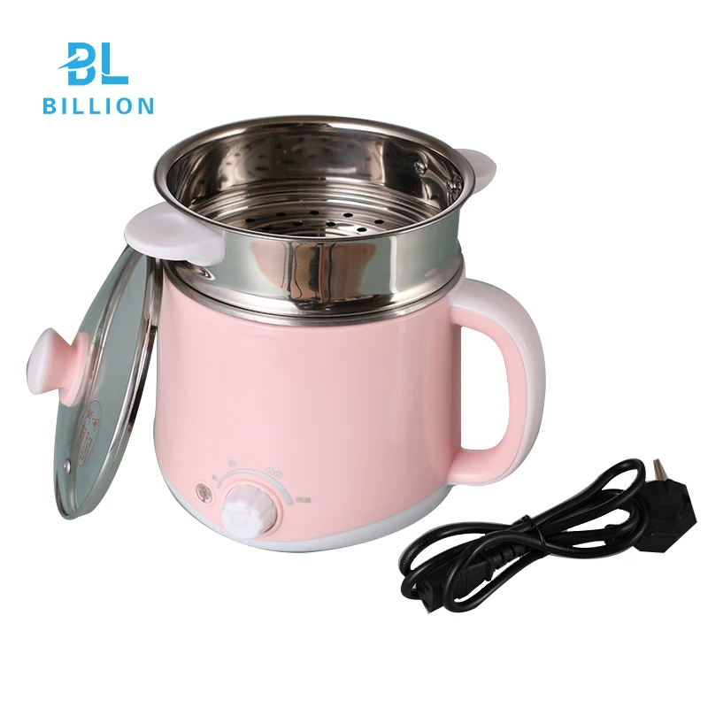 Top 1 sale for Indian Amazon  OEM 1.6L Electric Multi Function Purpose Kettle with Glass Lid Wholesale Manufacture Egg Steamer