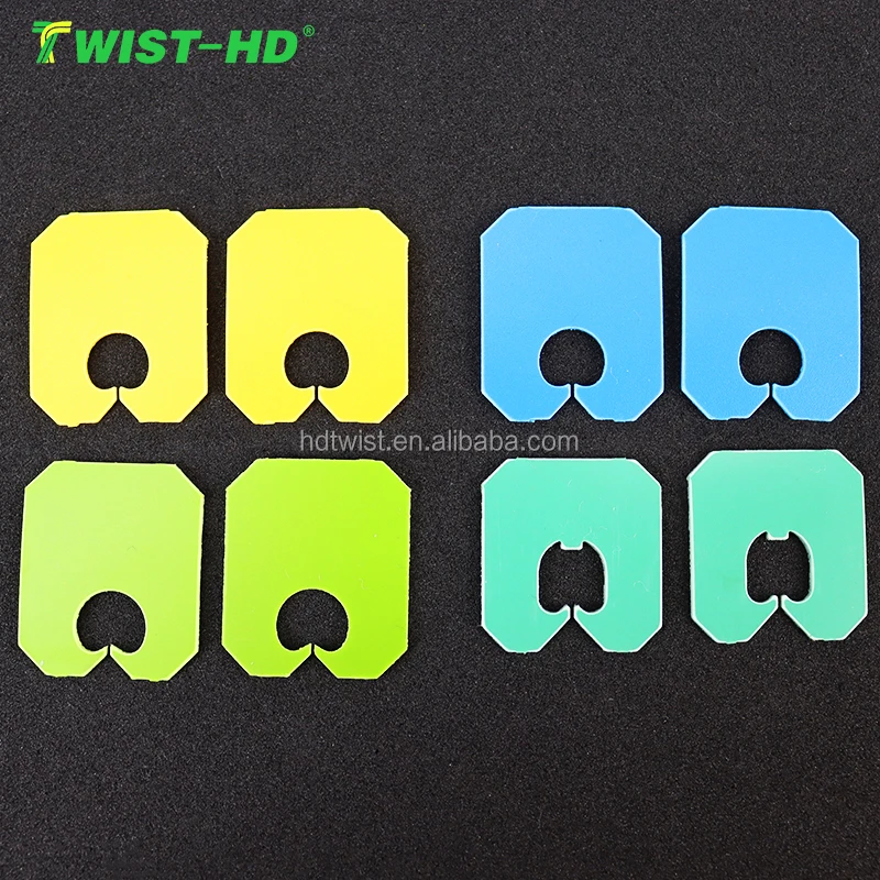 
Twist HD good quality biodegradable plastic colorful kwik lock bread bag closure clip  (1600082710417)