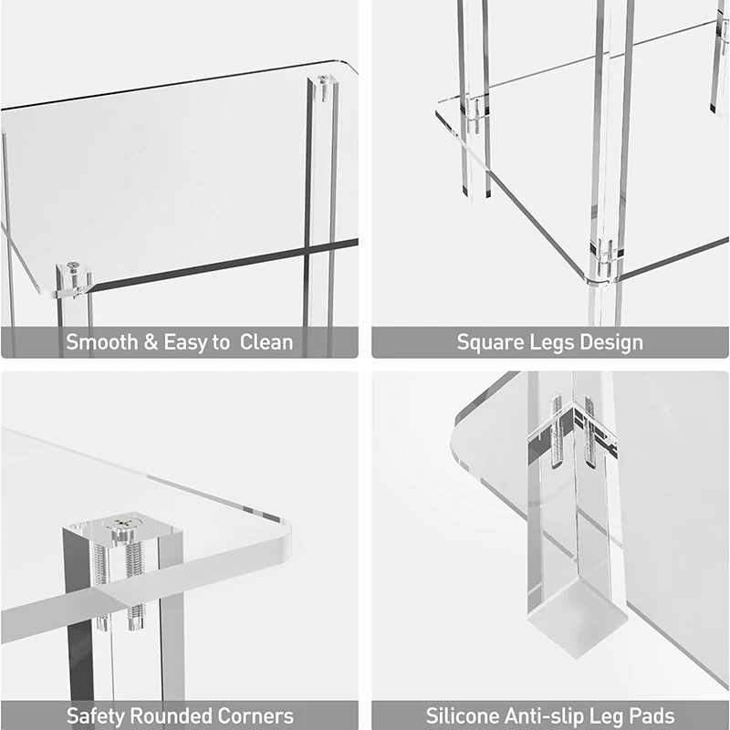 acrylic console table