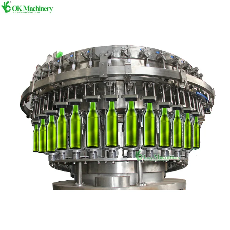 Best Price Automatic Glass Bottle Beer Wine Beverage Making Bottling Filling Capping Machine