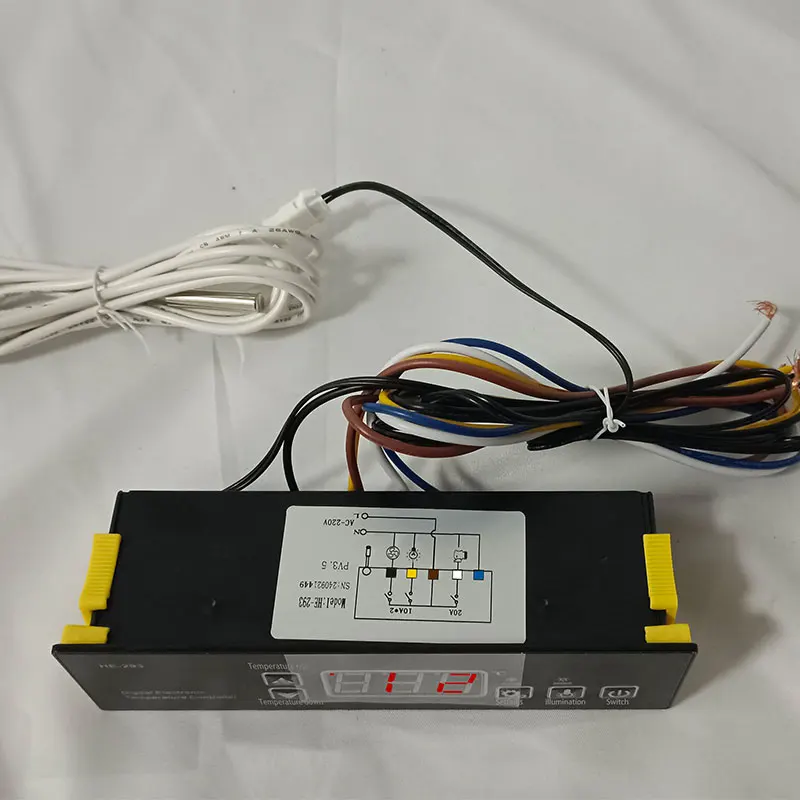 Longhey Digital Mini Thermostat On Condenser Of Cold Room Freezer Part Electronic Led Display Temperature Controller