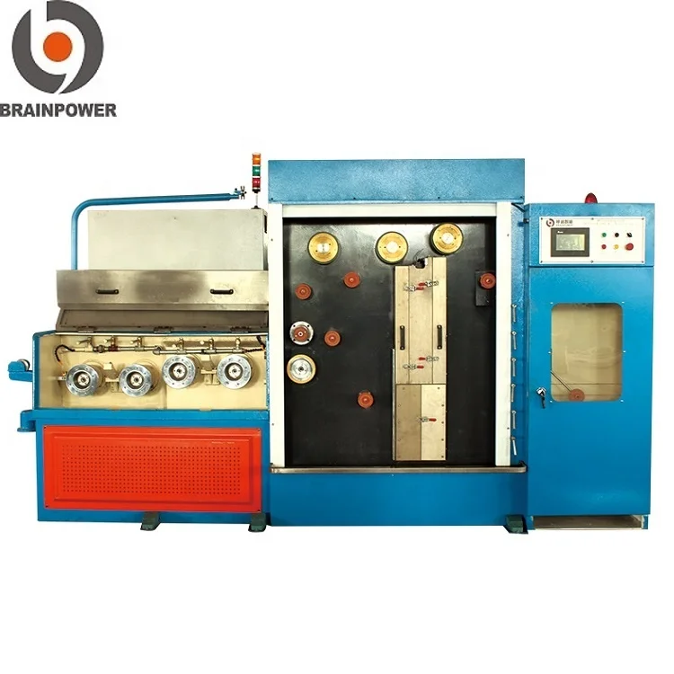 Dual Inverter Control Fine Wire Drawing Machine with Annealing with 24 Dies