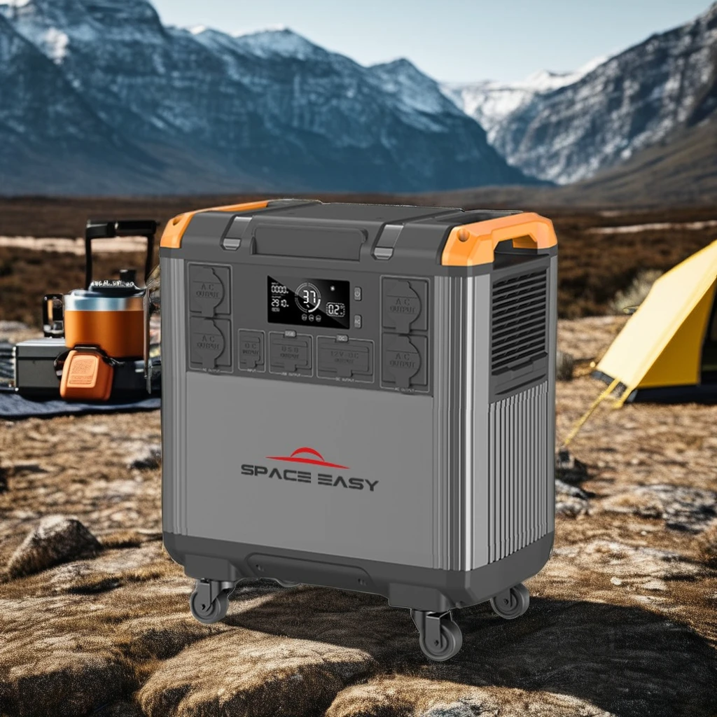 3000W 5370Wh Lithium Battery Super Capacity Solar Charged Generator For Home use 100V 230V 5KWH Portable Power Station