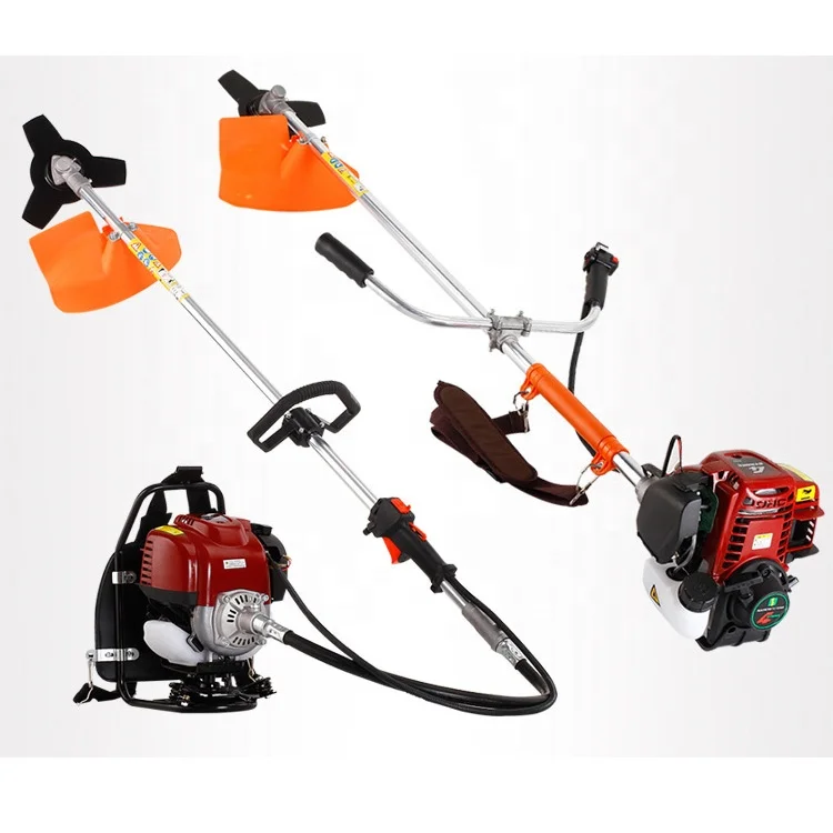 Agriculture 52cc 4Stroke Shoulder Grass Trimmer Petrol Backpack mitsubishi Brush Cutter mower Gasoline Grass Cutter machine