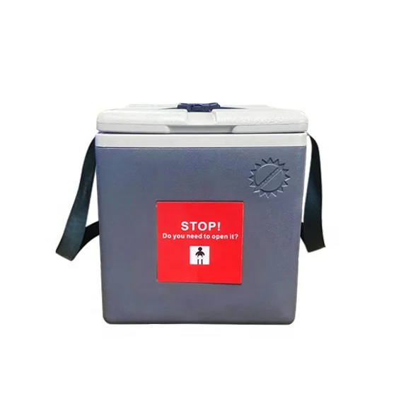 Portable Insulated PP Vaccine Transport Box  Medical Cold Box With  Ice Pack for Outdoor Cooling Transport