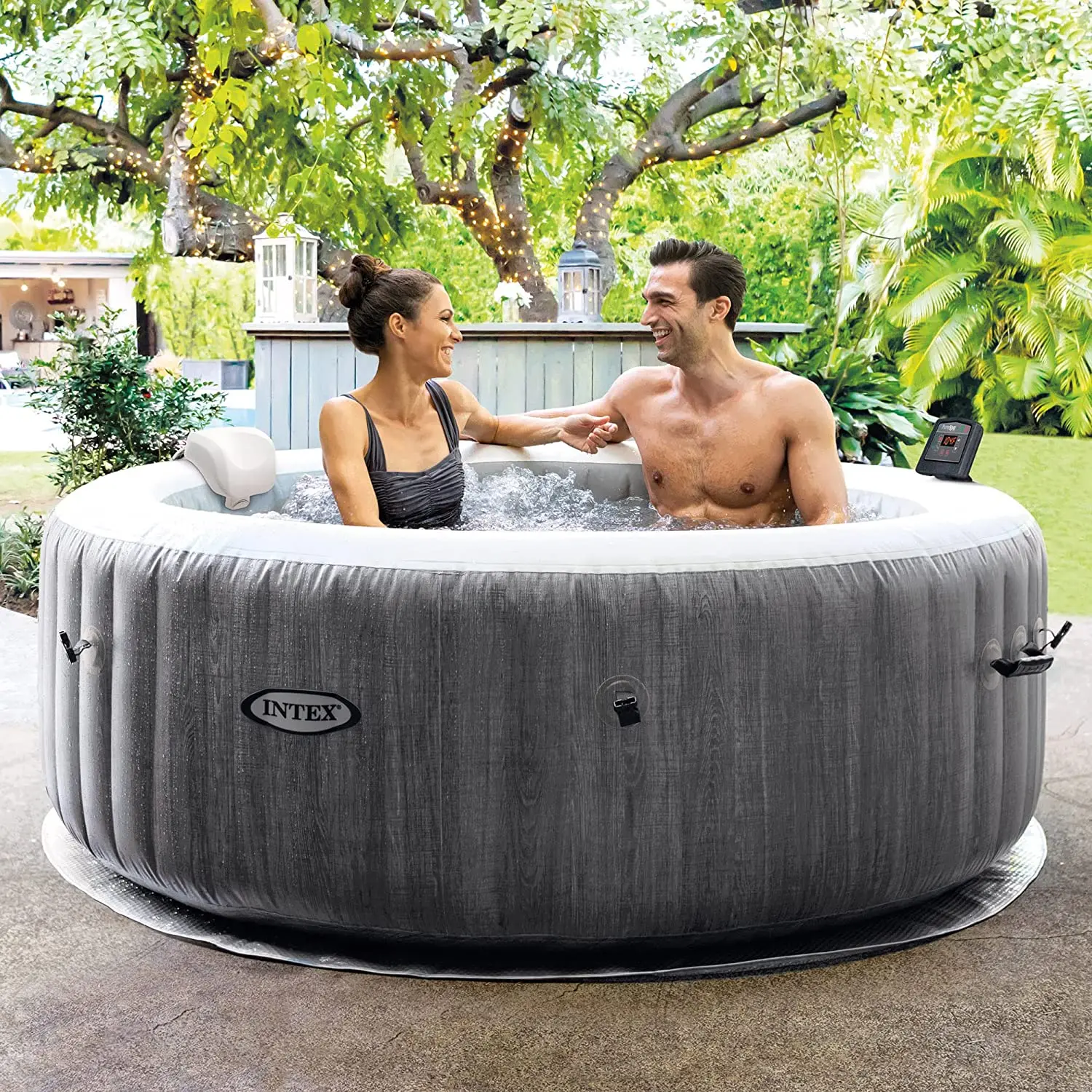 Portable Hydromassage Spa Pool Hot Tub Outdoor Whirlpool Spabad Massasjebad