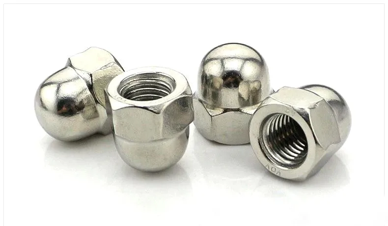 High Quality Carbon Steel Hex Cap Nut Galvanized Acorn Nut DIN 1587 Hexagon Dome Cap Nut