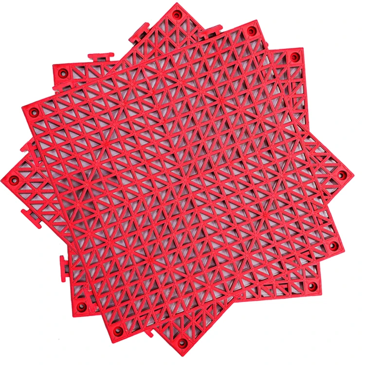 Waterproof Plastic PVC Flooring Tiles Removable Anti-slip Garage Floor Tile For Indoor Outdoor