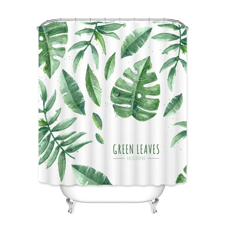 Heat Transfer Sublimation print shower curtain bathroom printed shower curtain