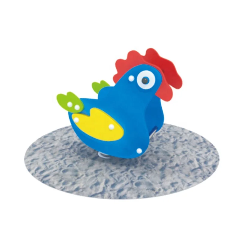 Moetry High Quality Spring Rocker PE Board Material Animal Rider Bird Rocker for Kids Park Outdoor Playground