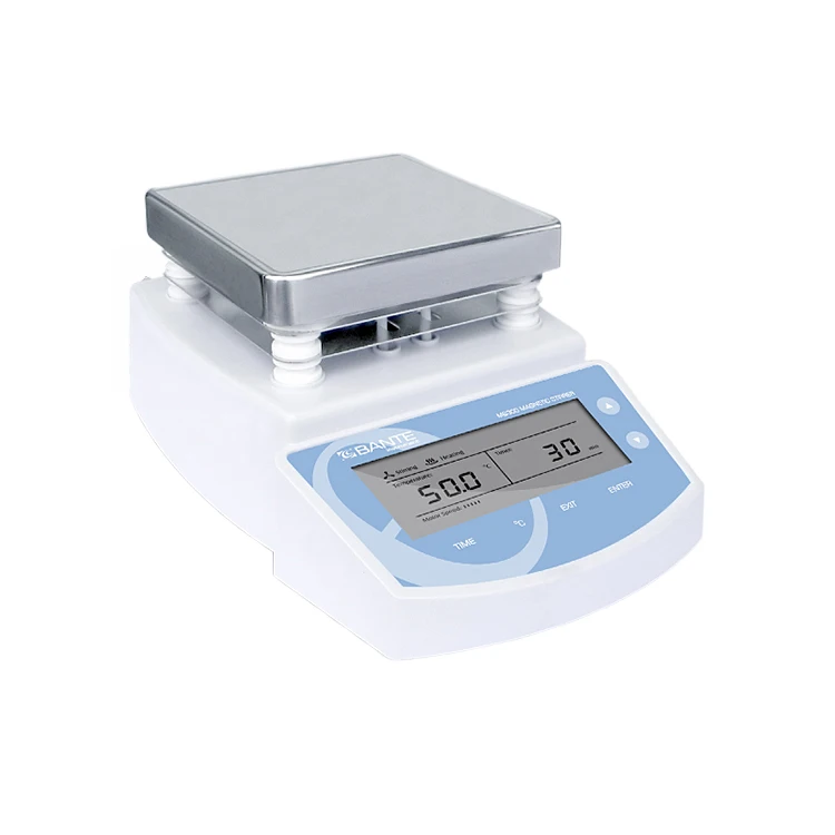 MS300 High Temperature Sensor Digital Hotplate Magnetic Stirrer With Heating