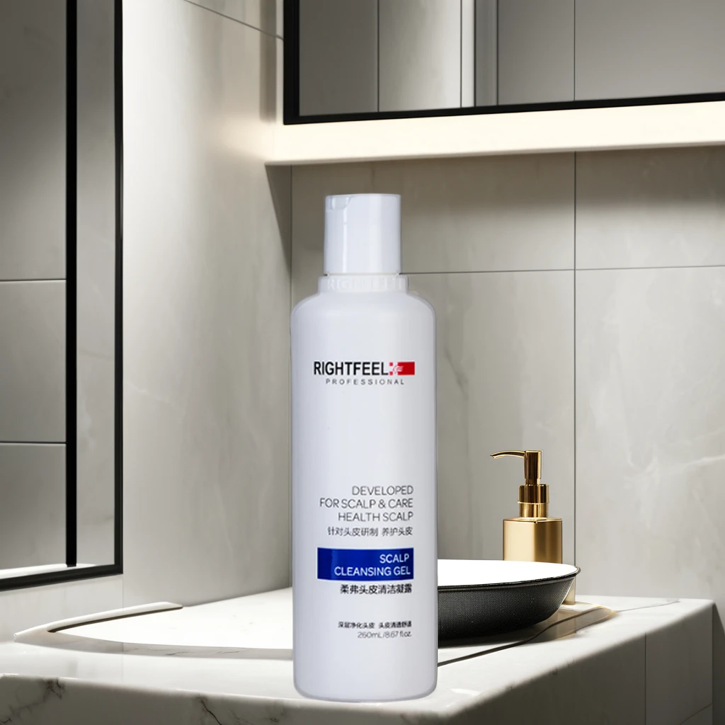 RIGHTFEEL scalp deep cleansing gel hair refreshing fluffy scalp clean and breathable.