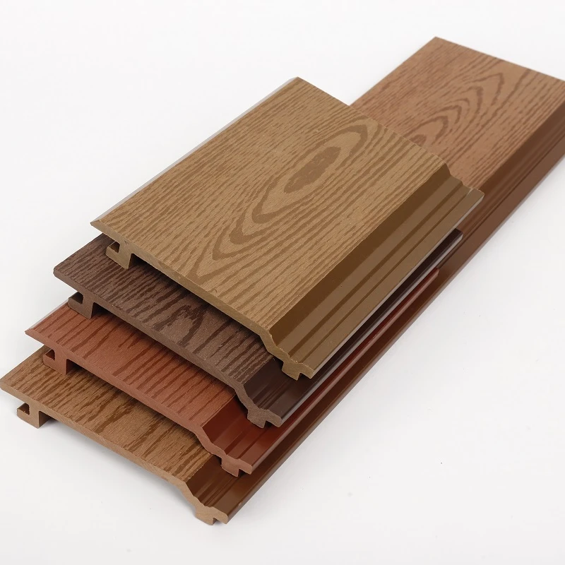 Waterproof WPC wall panel board outdoor home composite garden fence wood boards screening wood plastic composite